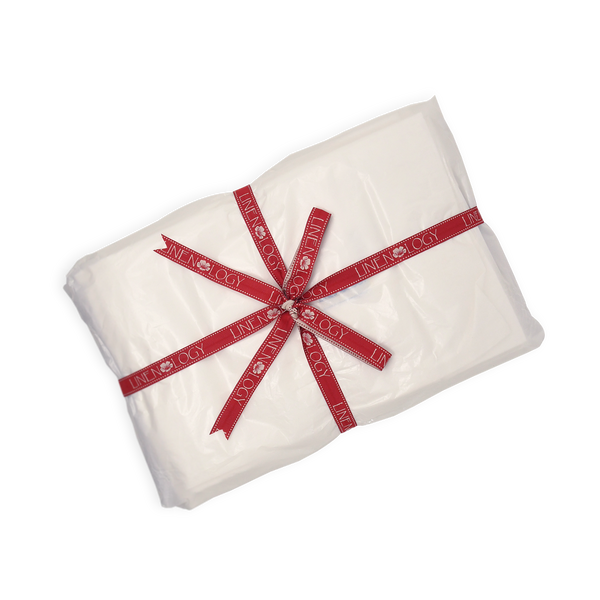 The Hotel Collection White Satin Stripe Cotton Double Bed Sheet with