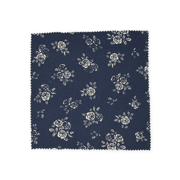 Fabric By the Metre - English Rose - Navy