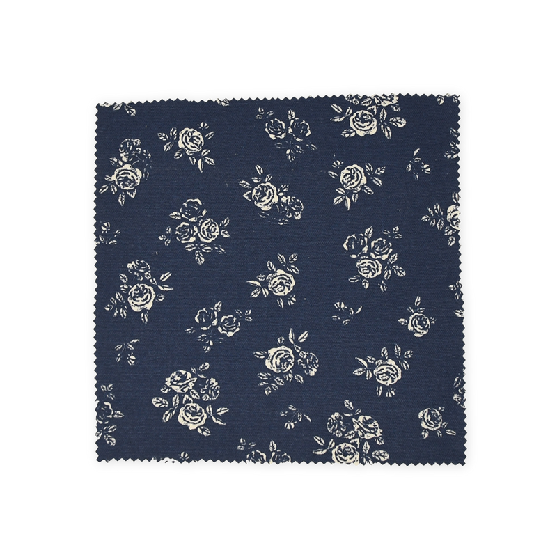 Fabric By the Metre - English Rose - Navy
