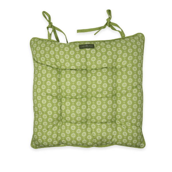 Lime green online chair pads