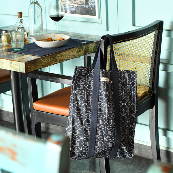 Shopping Bag with Webbing Handle Grille Epoque