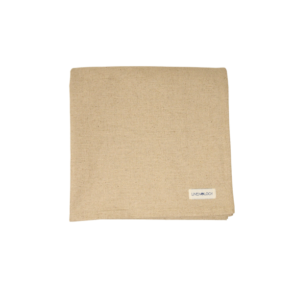 Acrylic Coated Table cloth - Buddleia- Natural -Plain