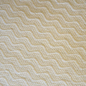 The Hotel Collection - NAPHELE - Herringbone Blanket - Egg Shell