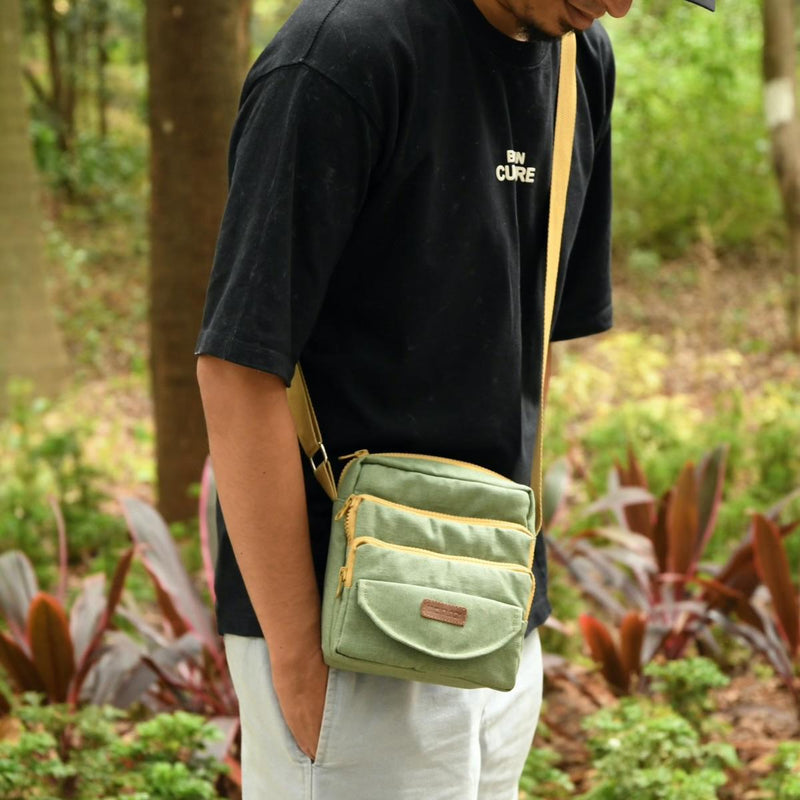 Meiji's Sling Bag - Loden Green