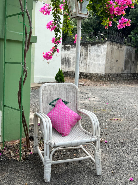 Cushion Cover - Geo Pink Flambé