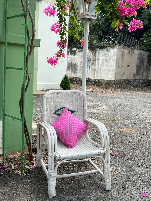 Cushion Cover - Geo Pink Flambé