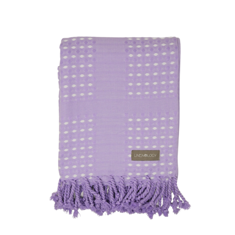 Hammam Waffle Towel - Lilac Breeze