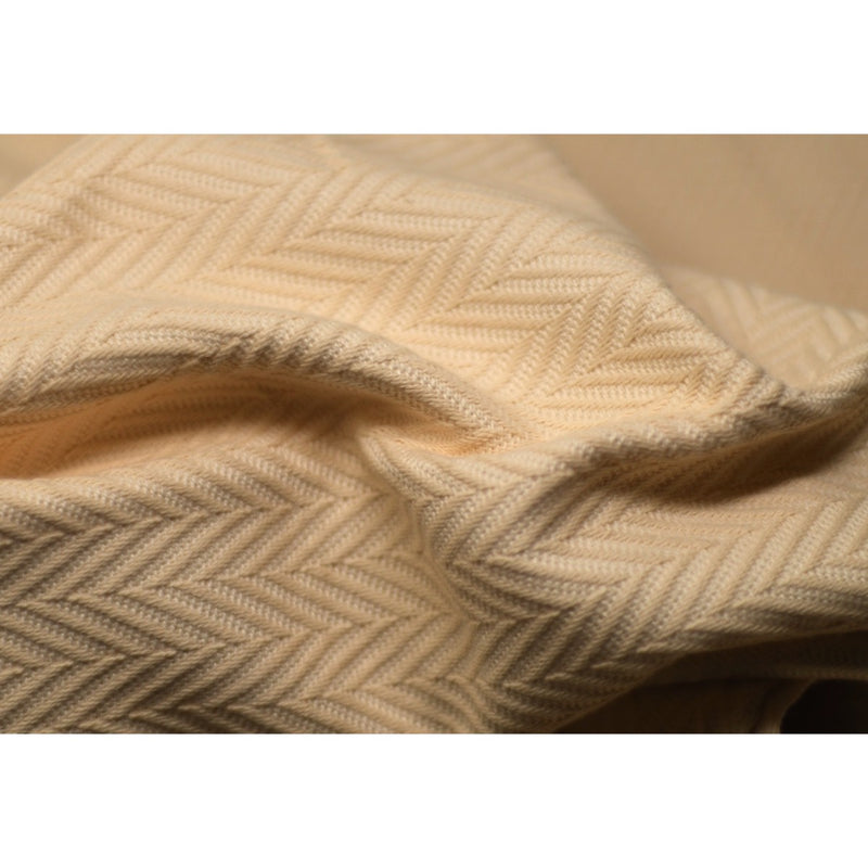 The Hotel Collection - BAIA - Luxury Herringbone Bedspread - Bianco