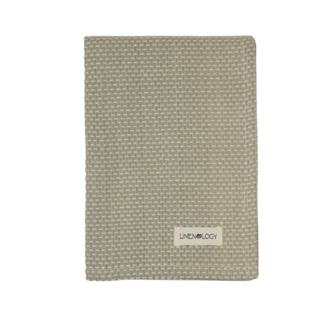 All Purpose Towel - Chambray Waffle - Beige/White