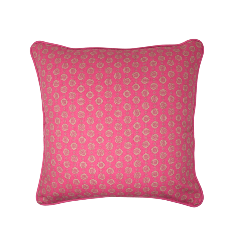 Cushion Cover - Geo Pink Flambé