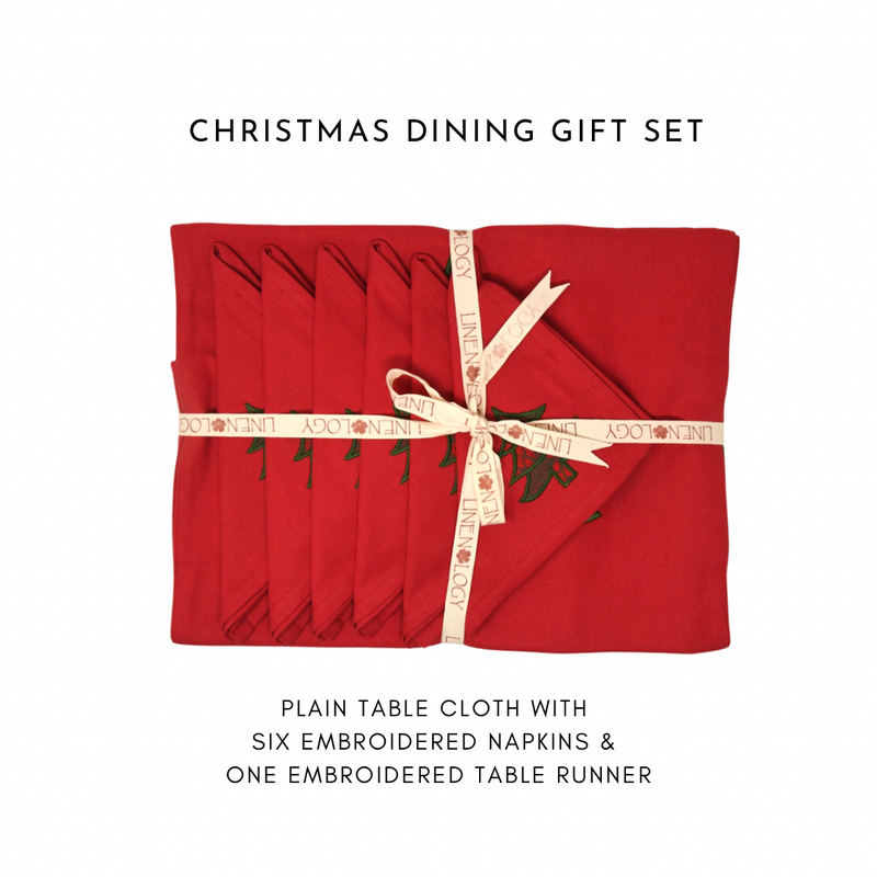 Xmas Dining Gift Set - Happy Holly 2