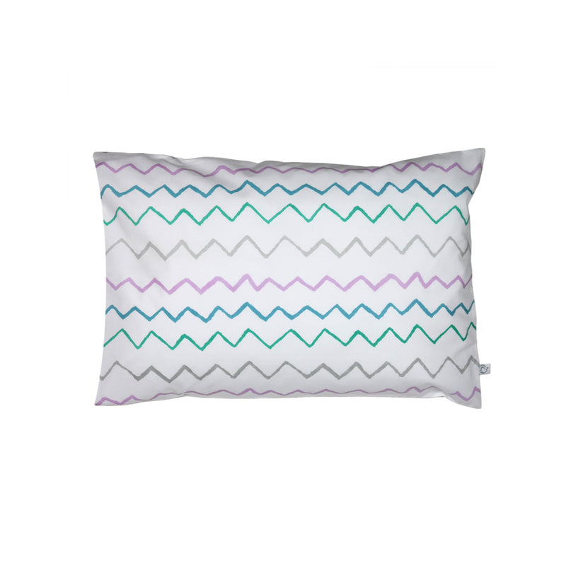 Handprinted Junior Cushion (Kid’s pillow) – Crayon Lilac