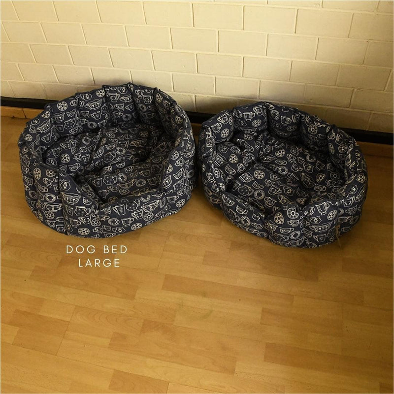 Acrylic Coated Dog Bed - Large - Cup & Saucer