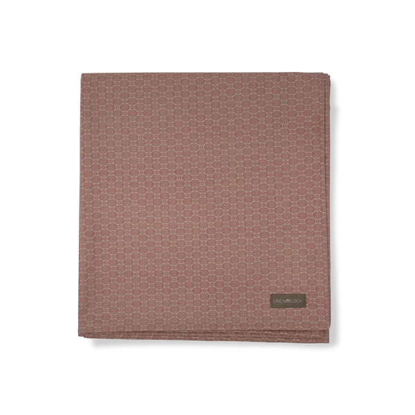Acrylic Coated Table Cloth - Geo Pink