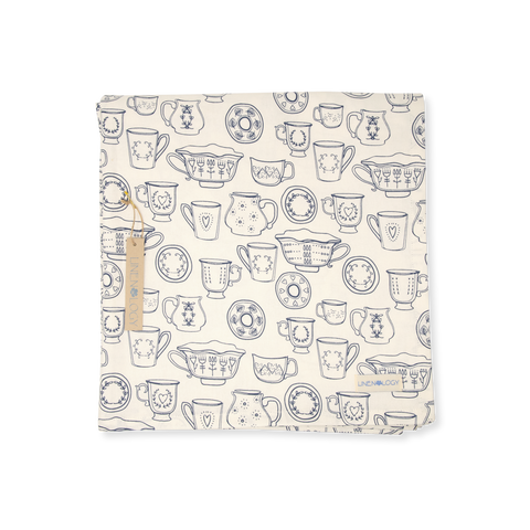 Table Cloth - Cup & Saucer - Cream