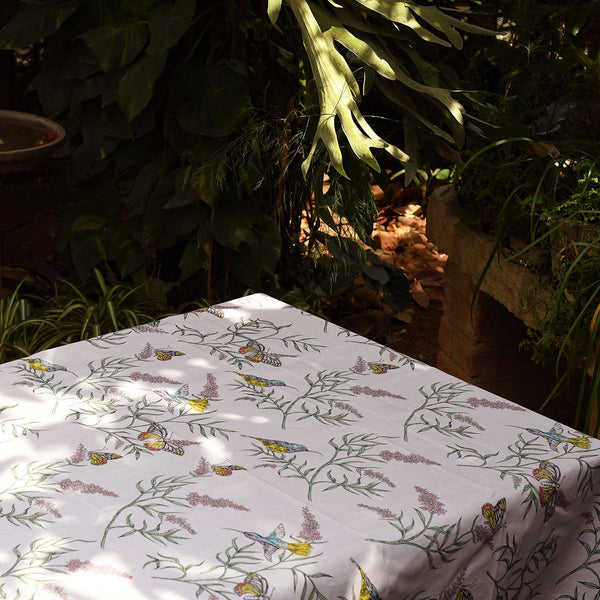Acrylic Coated Table cloth - Buddleia- Orchid Hush