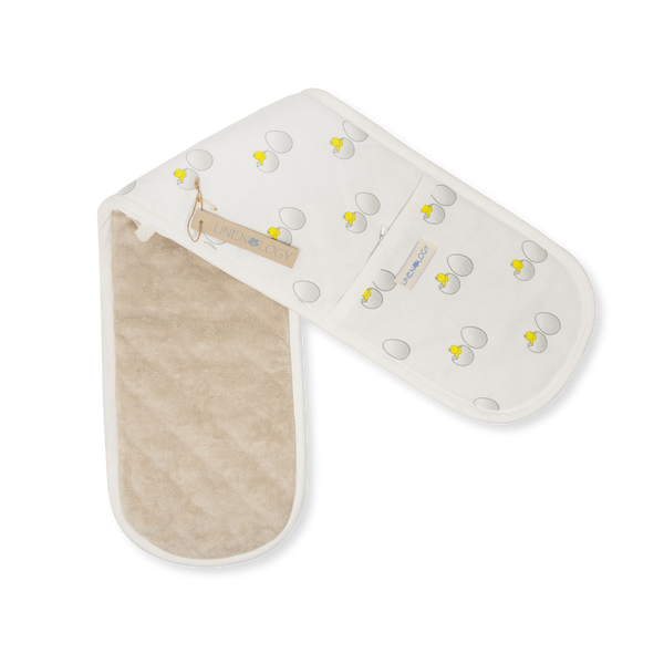 Double Oven Gloves - Chick & Egg