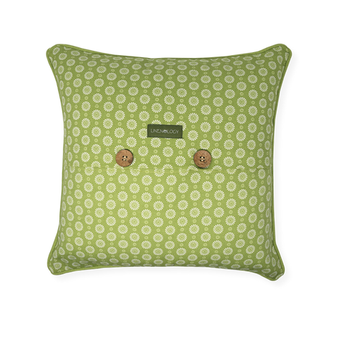 Cushion Cover - Geo Lime