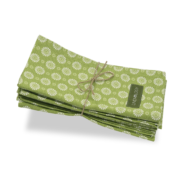 Napkins - Geo Lime