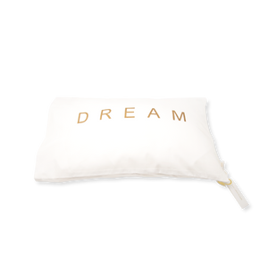 Handprinted Junior Cushion (Kid’s pillow) – DREAM - Gold