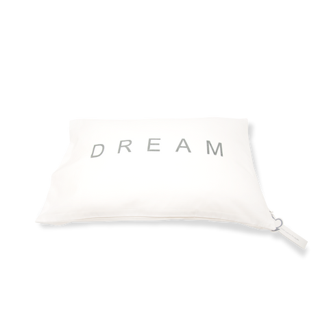 Handprinted Junior Cushion (Kid’s pillow) – DREAM - Grey