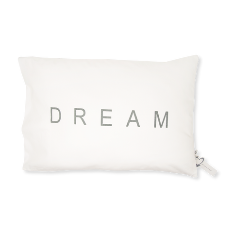 Handprinted Junior Cushion (Kid’s pillow) – DREAM - Grey