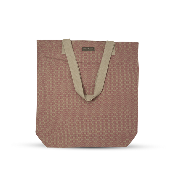 Canvas Tote - Geo Pink
