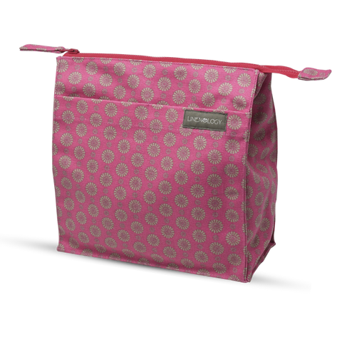 Wash Bag Tall - Geo Pink Flambé